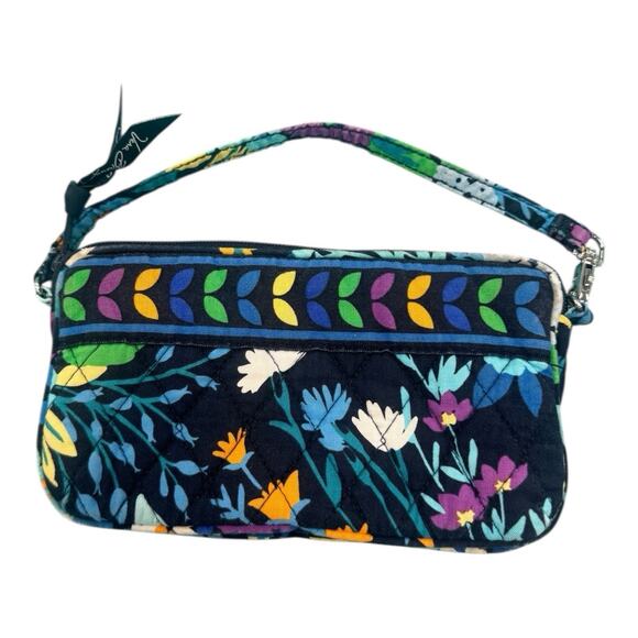 Vera Bradley Midnight Blues Accordion Wallet Zip Around Clutch 4 in x 7 in - Picture 4 of 4